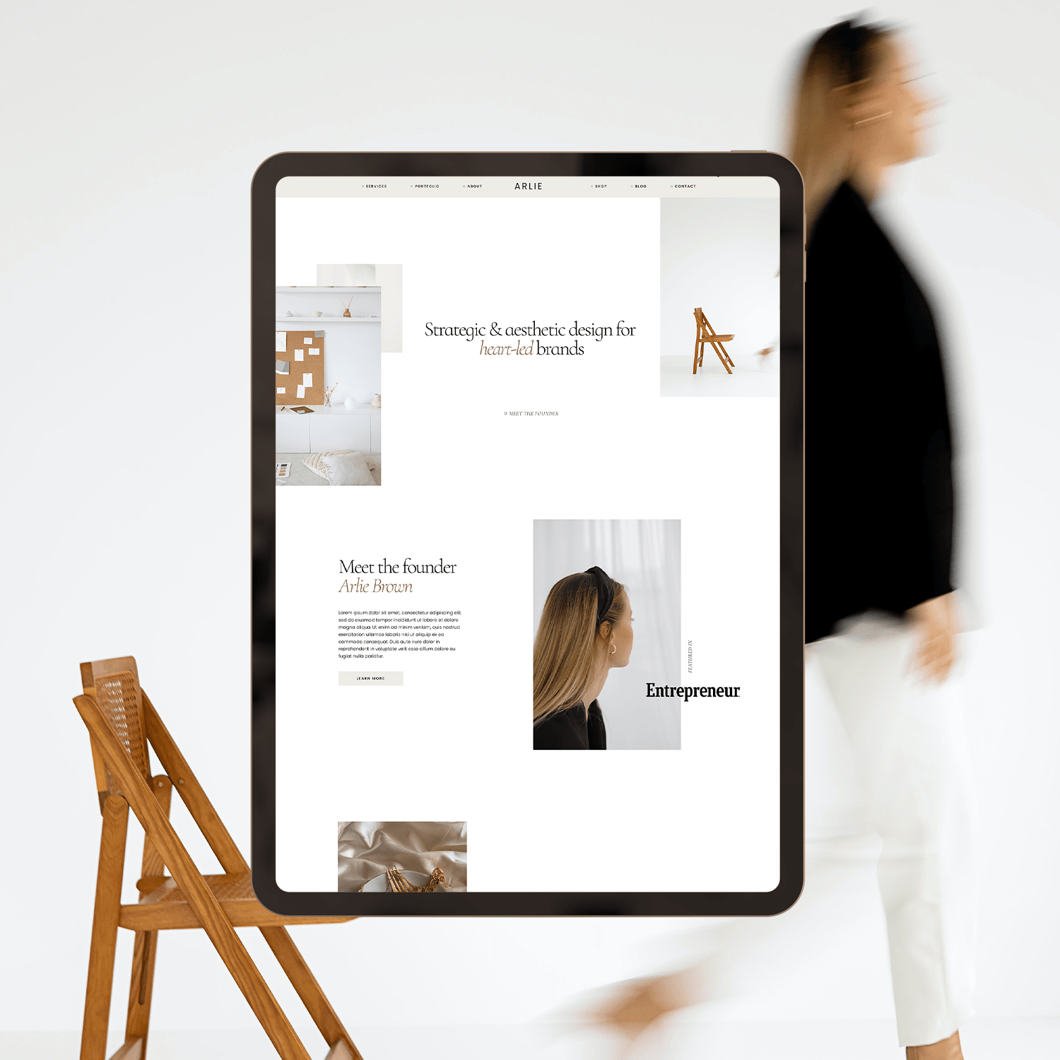 How to create a split navigation in Squarespace 7.1 with CSS