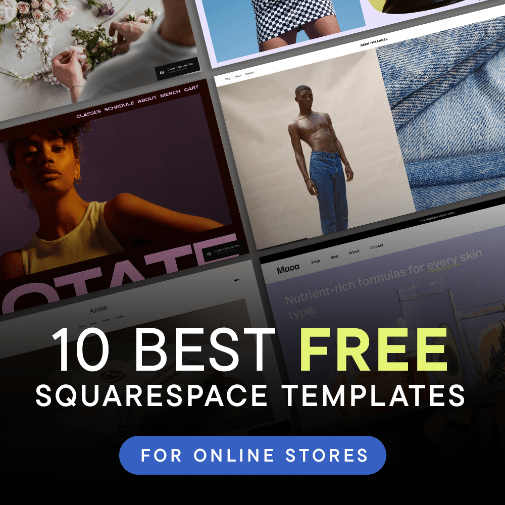 10 Best Free Squarespace 7.1 Templates For e-Commerce And Online Stores in 2026