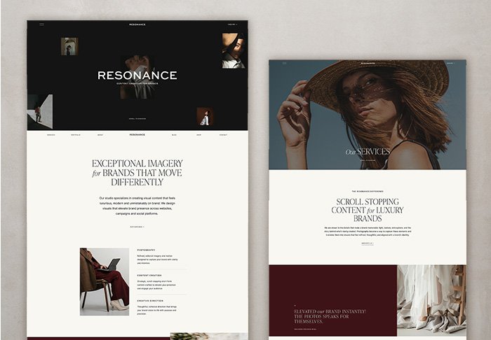 Shop Premium Squarespace 7.1 Website Templates & Plugins — The Styled ...