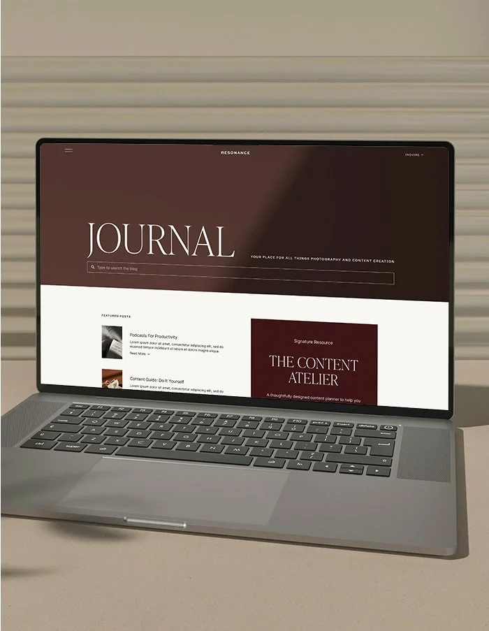 Premium Squarespace 7.1 Website Template Blog Design