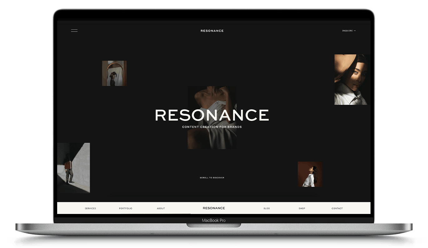 Resonance Squarespace 7.1 Website Template