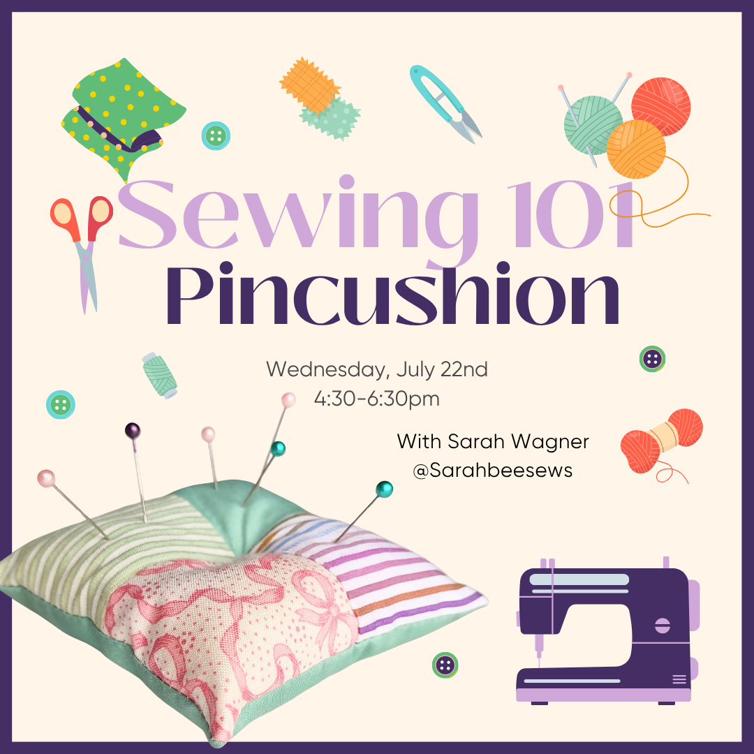 Sewing 101: Patchwork Pincushions