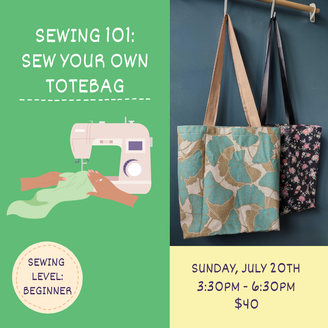 Sewing 101: Sew Your Own Tote Bag