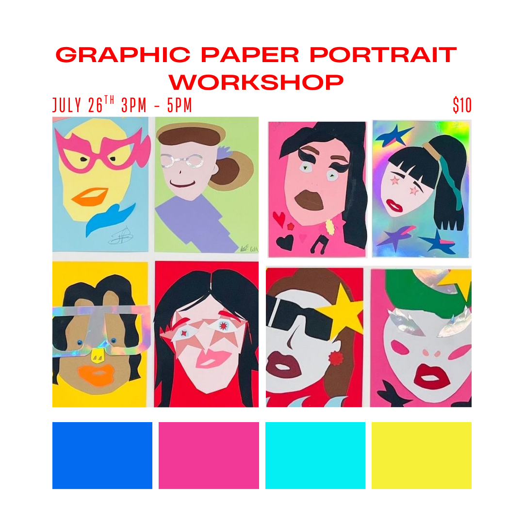 Graphic Paper Portrait Workshop