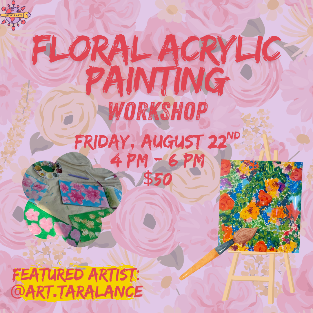 Floral Acrylic Painting Workshop