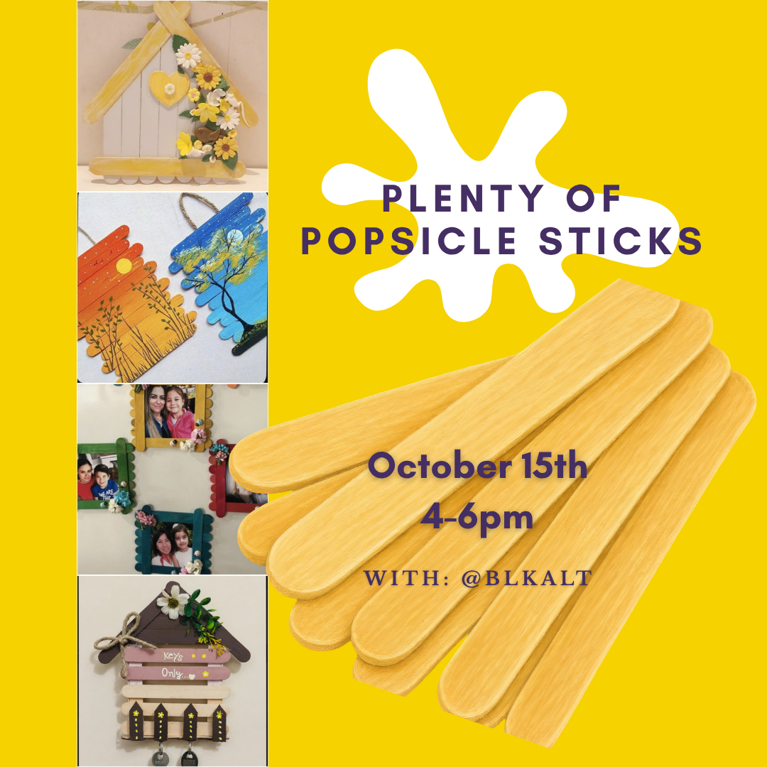 Plenty of Popsicle Sticks