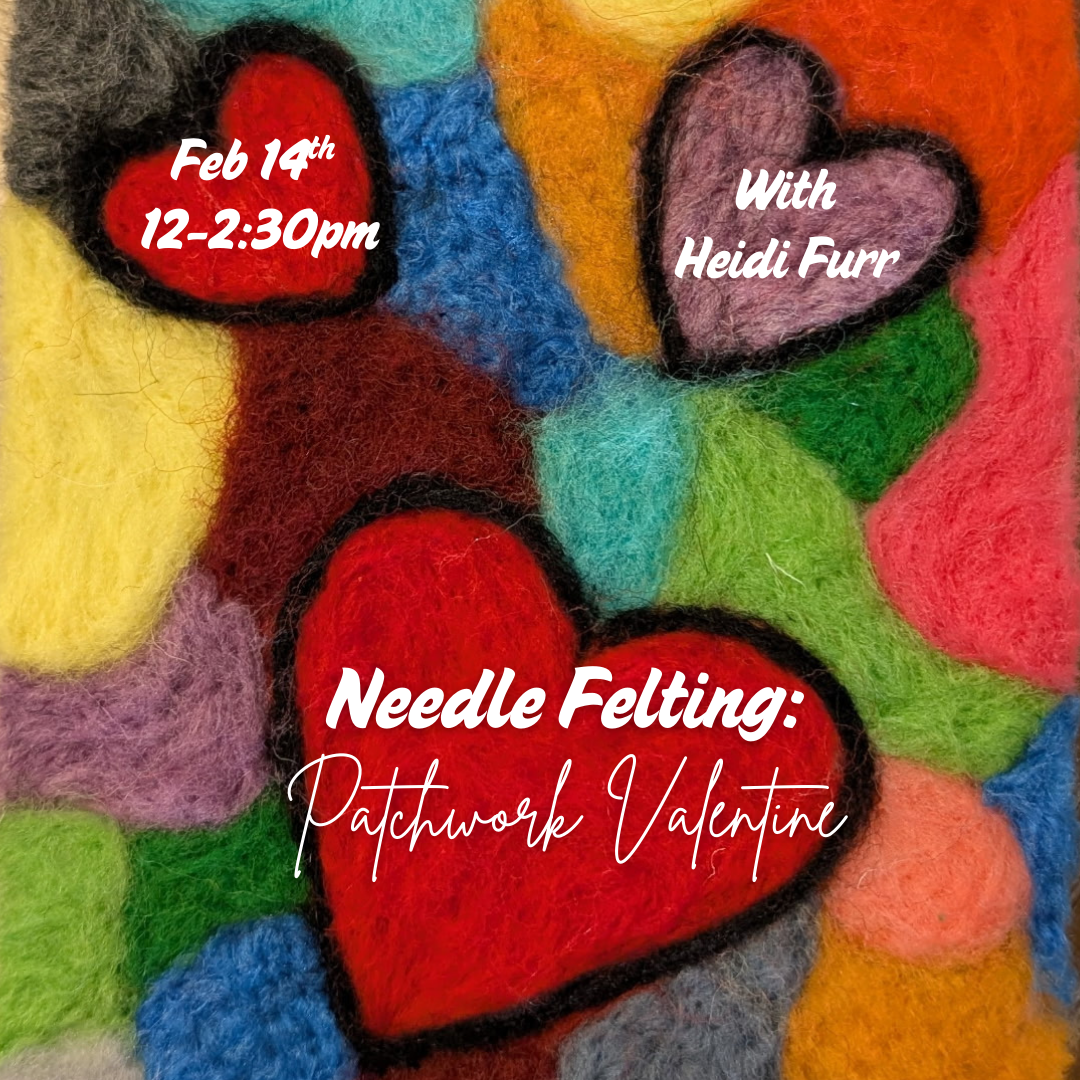 Beginner Needle Felting Patchwork Valentine.png
