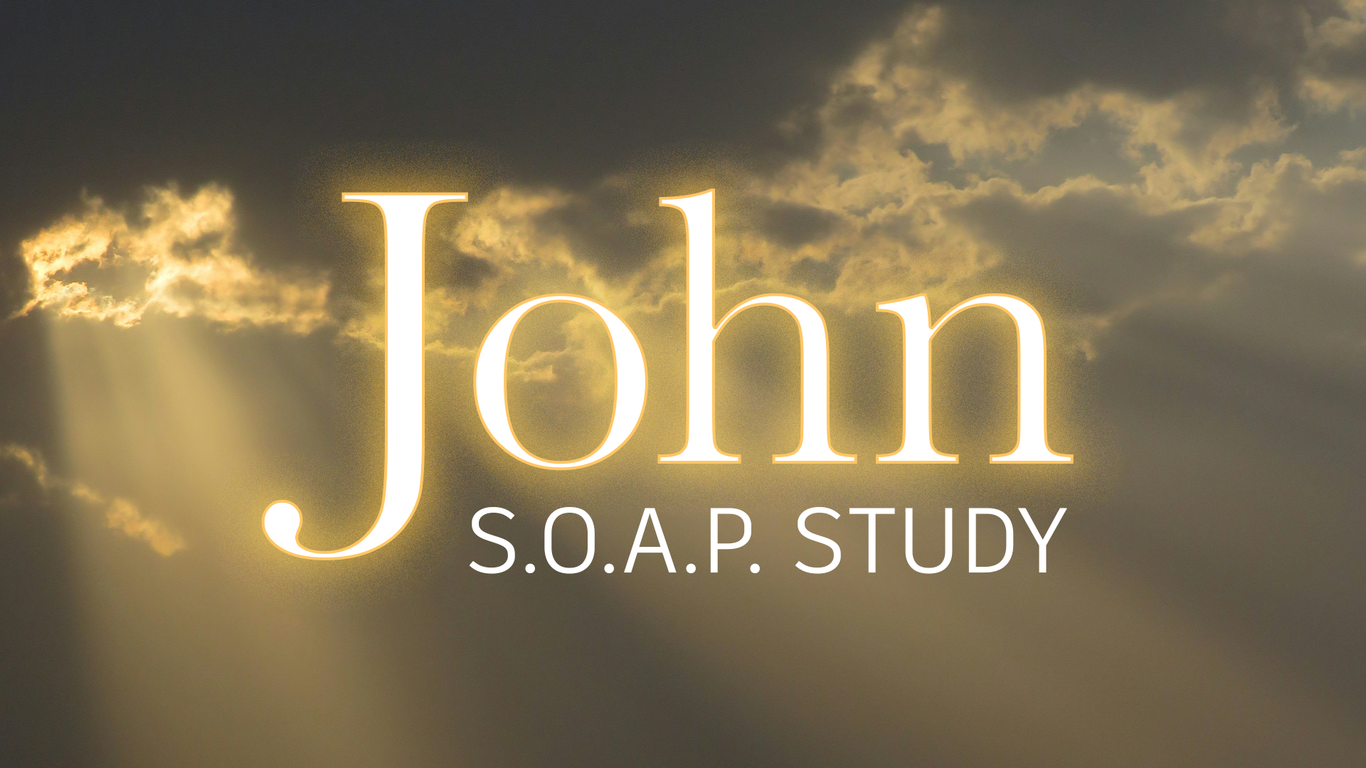 John 1:14-18 S.O.A.P.