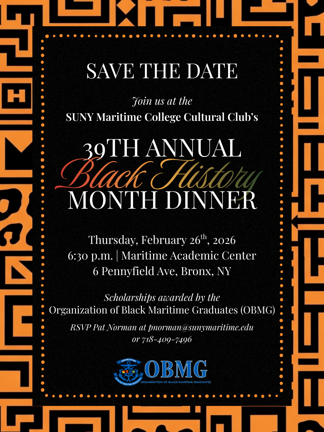 2026 Black History Month Dinner