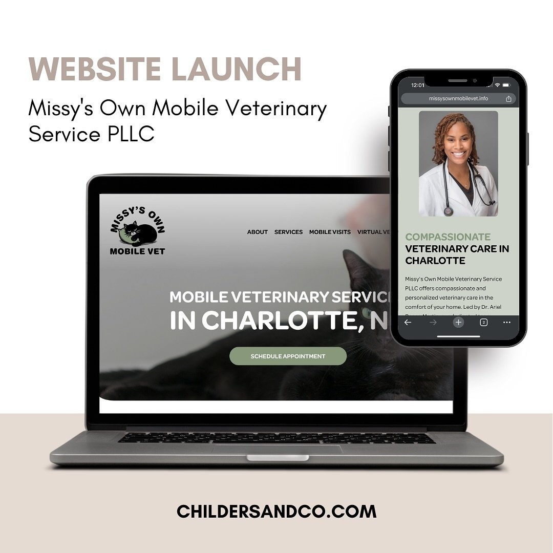 Our 2024 website season continues with the launch of @missysownmobilevet 🎉

We had a LOT of fun creating this website for such a creative brand! We are looking forward to watching your business grow in our local area 🐈&zwj;⬛🐾