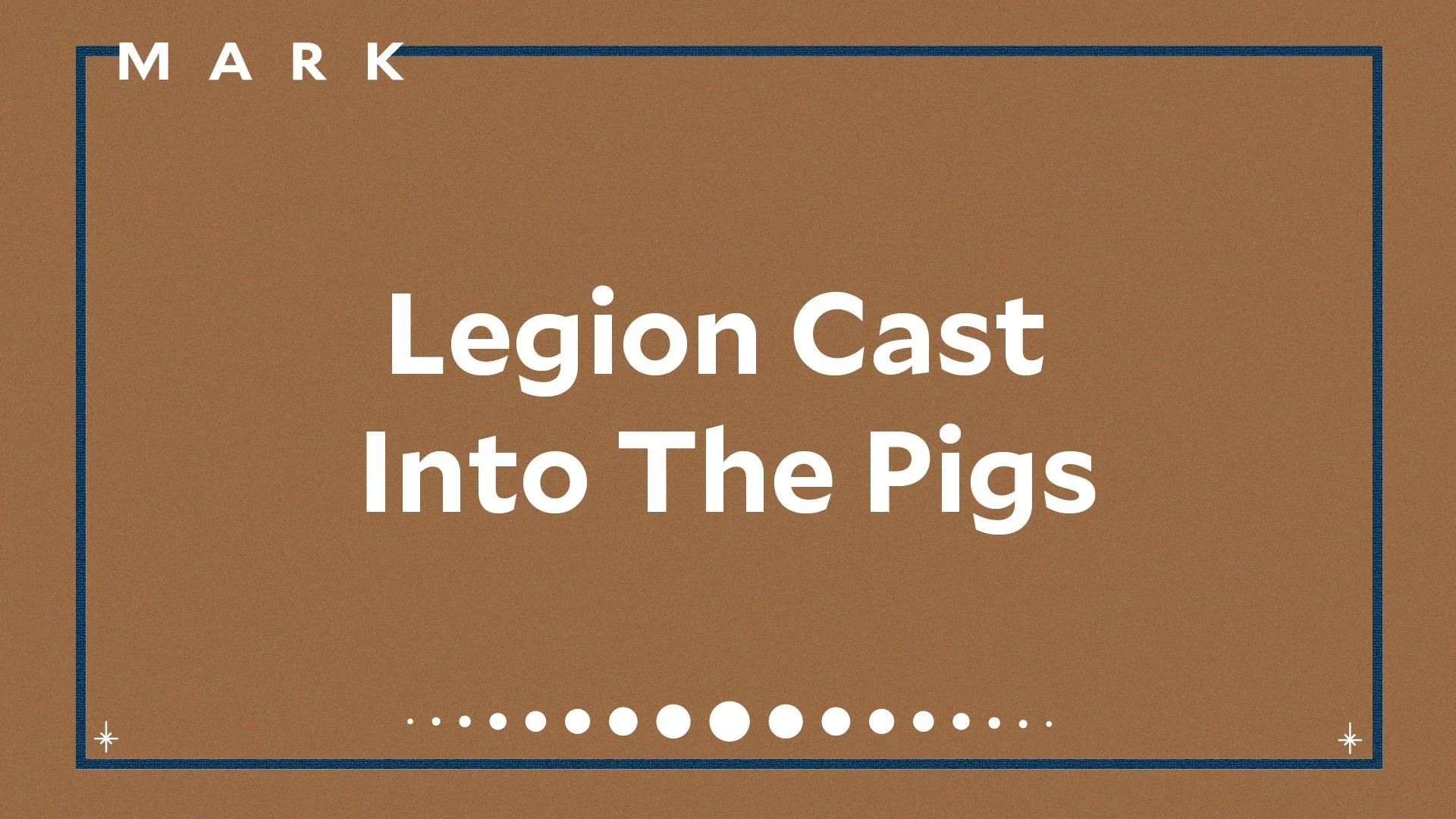 Legion Cast Into The Pigs