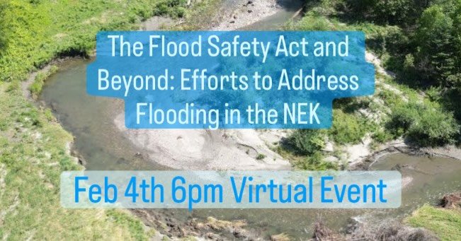 Join Northeastern Vermont Development Association for a virtual conversation to hear about actions state and local organizations are taking to reduce flood risk and protect our communities. Learn about Vermont&rsquo;s Flood Safety Act, which is desig