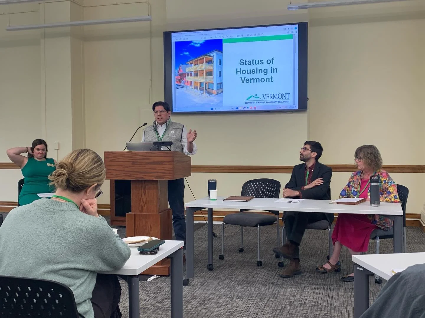 A Spring day at the Capital for the Vermont Community Development Association&rsquo;s Conference was spent diving into all things HOUSING! 

From &ldquo;CHIP&rdquo;-ing away at infrastructure to activating municipal housing committees. Learning new t