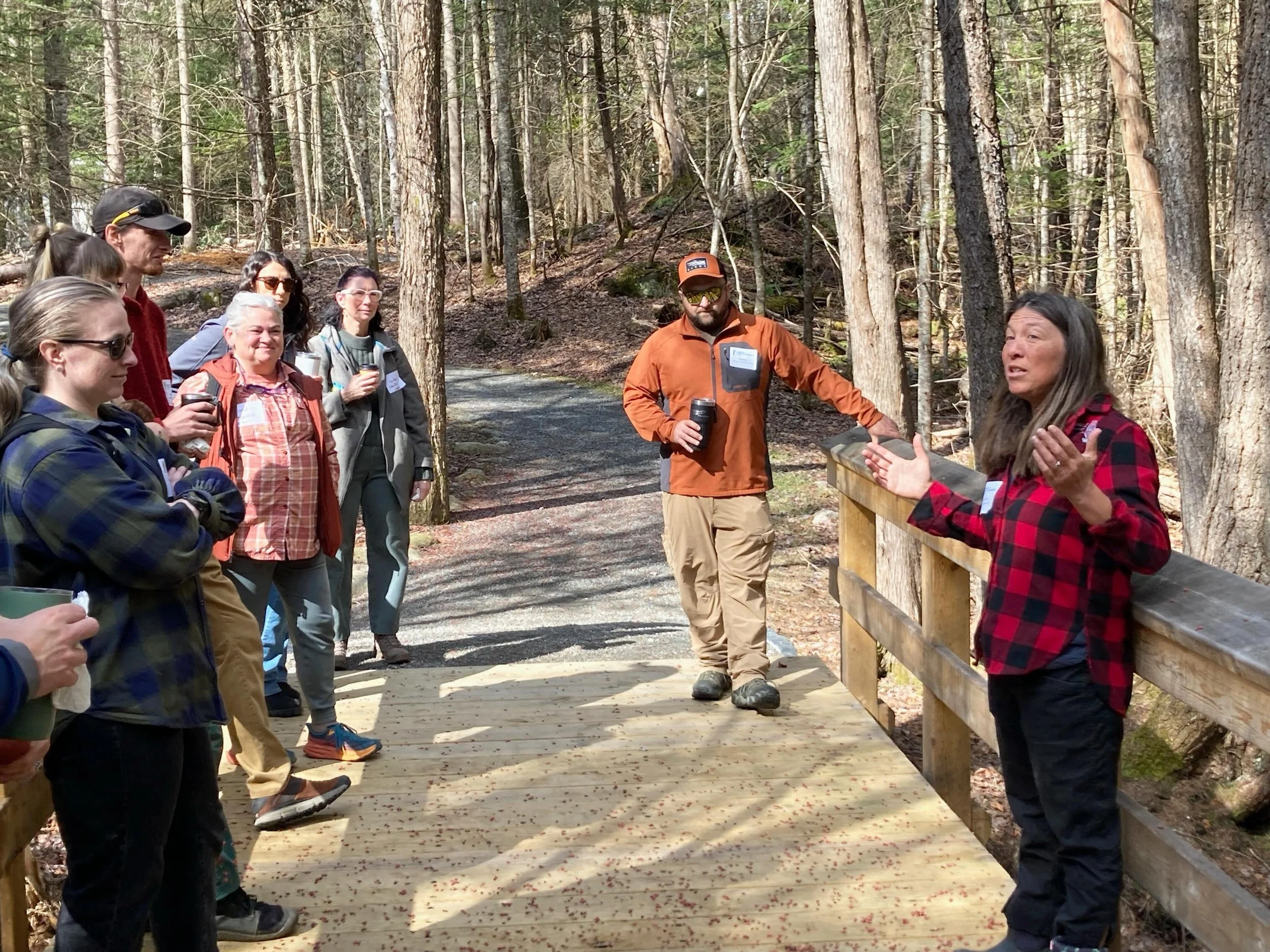 The @nekcollaborative attended the Vermont Trails and Greenway Council Annual Meeting, hosted right here in our Kingdom by Collaborative Board member, Maria Young, Executive Director of the beautiful @northwoodsvt Stewardship Center.

@vttrailsandgre