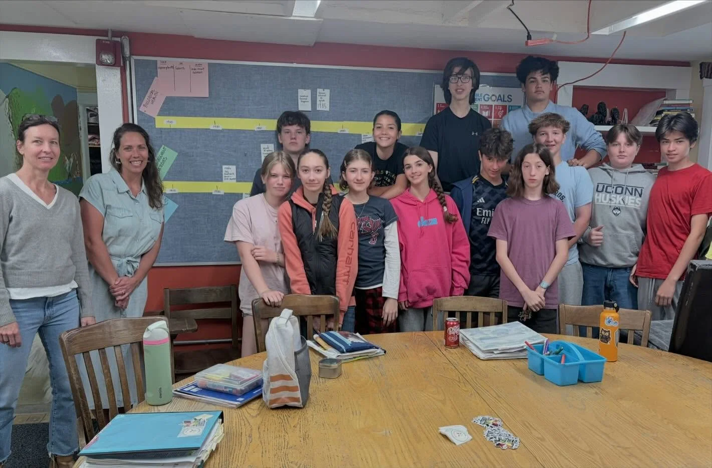 The @nekcollaborative spent the morning with the incredible 8th grade &ldquo;World Issues&rdquo; class at @theriversideschool, an independent NEK school. The class decided the biggest issue worth studying might actually be right in their own backyard
