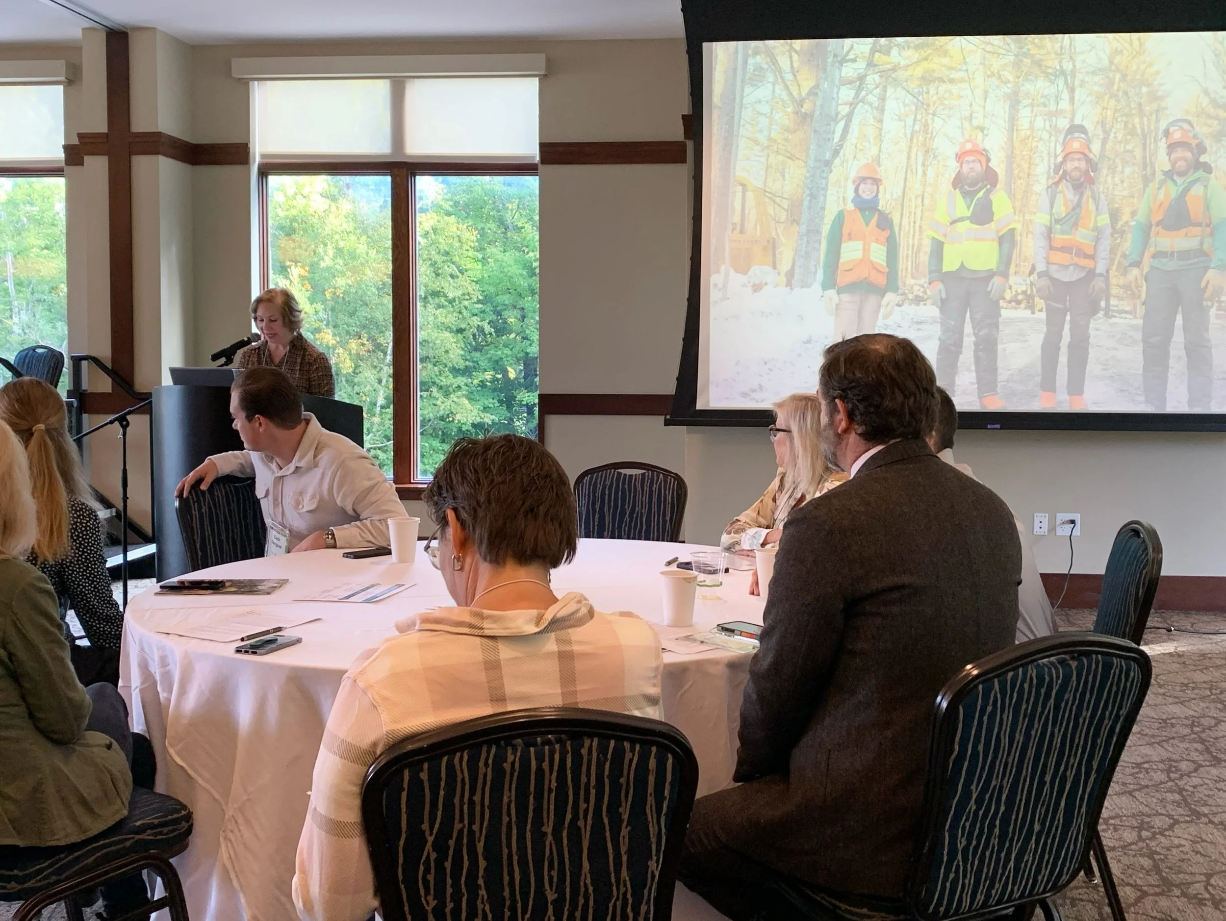 Vermont Sustainable Jobs Fund&rsquo;s @vsjfforestinnovation Forest Innovation Summit brought together leaders from across Vermont&rsquo;s forest economy right here in @vermonts_northeast_kingdom at @burkemountainofficial 

From landowners, foresters 