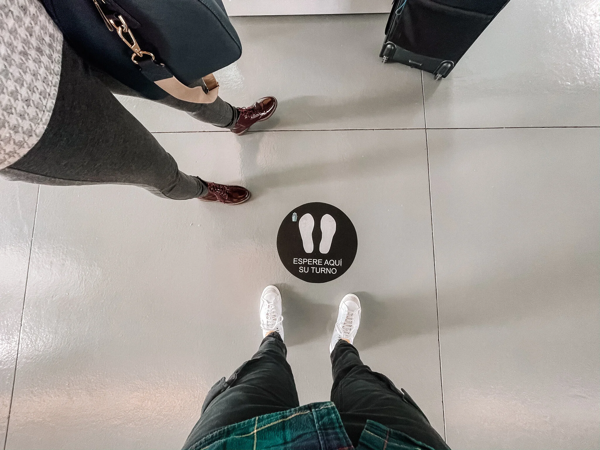 Check-In für die EUROPA 2 in Teneriffa