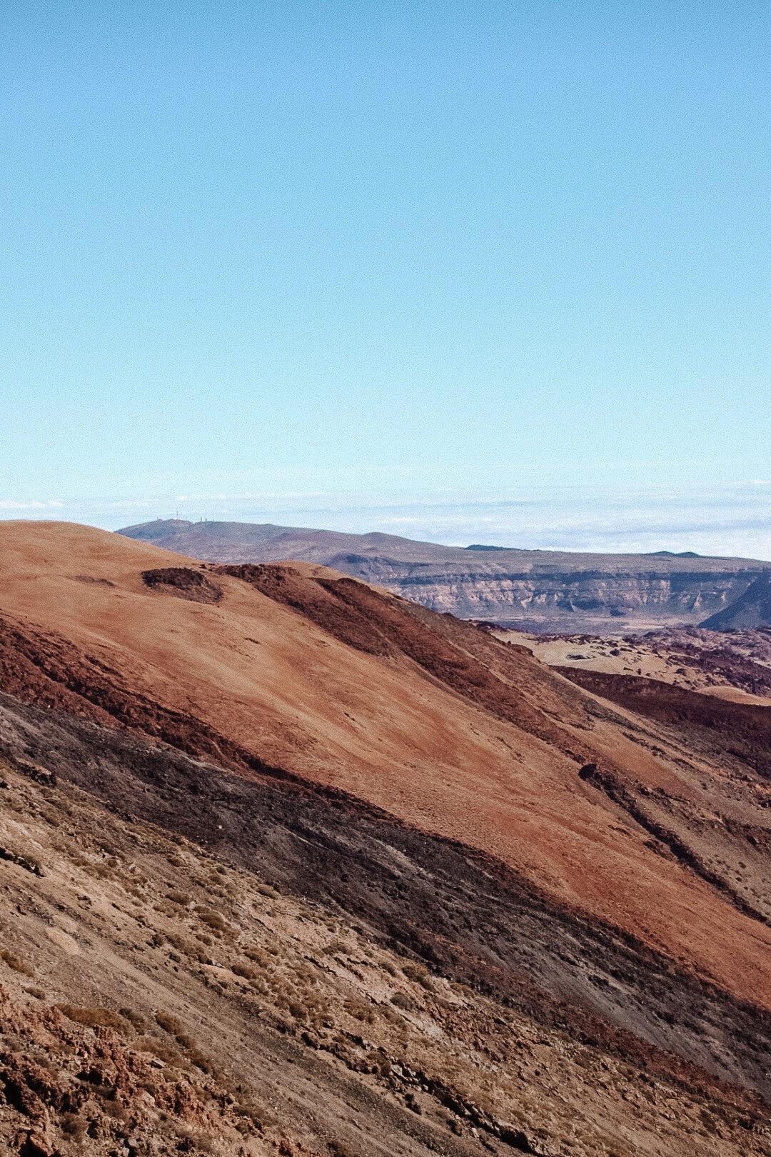 Aussicht vom El Teide auf Teneriffa