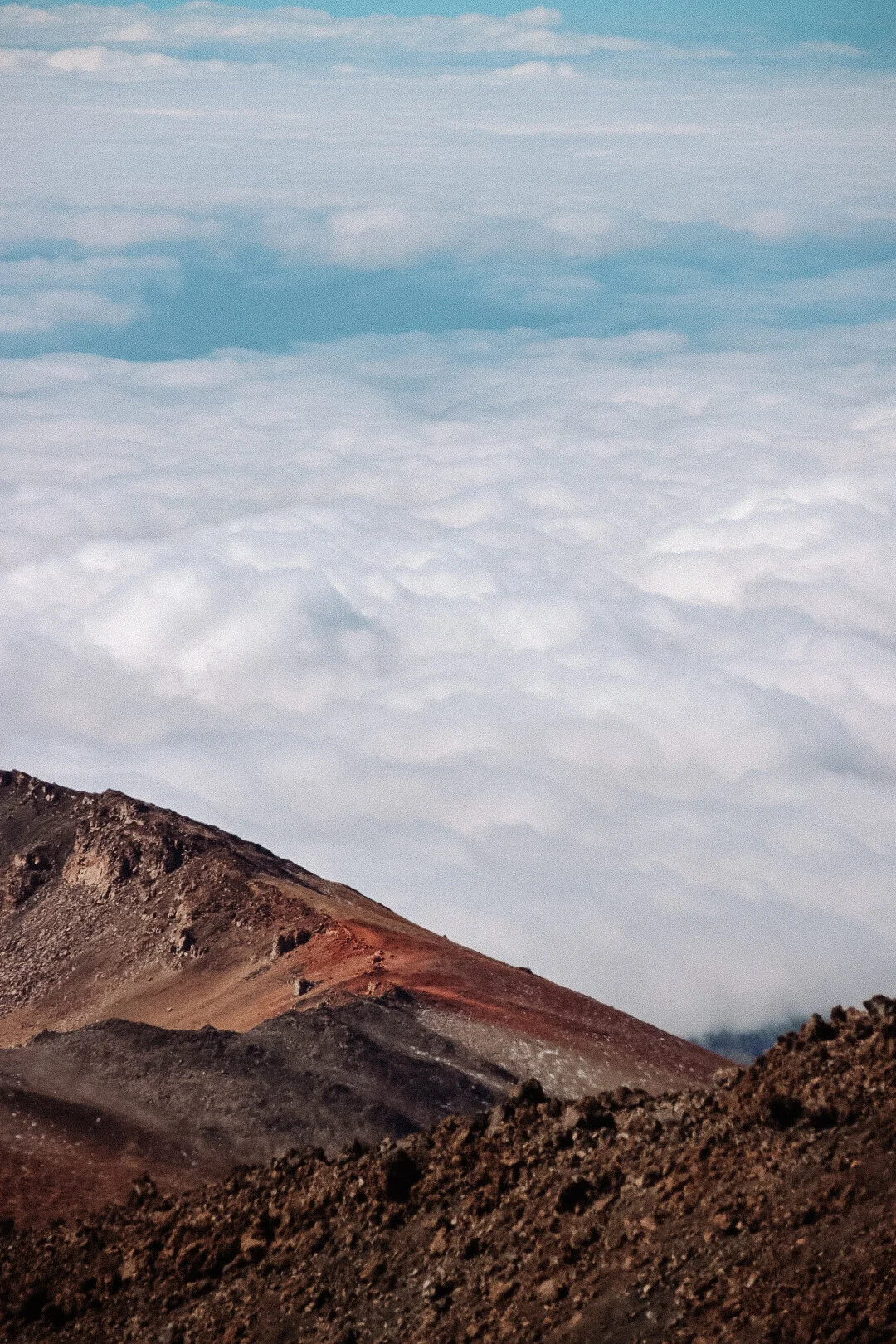 Aussicht vom El Teide auf Teneriffa