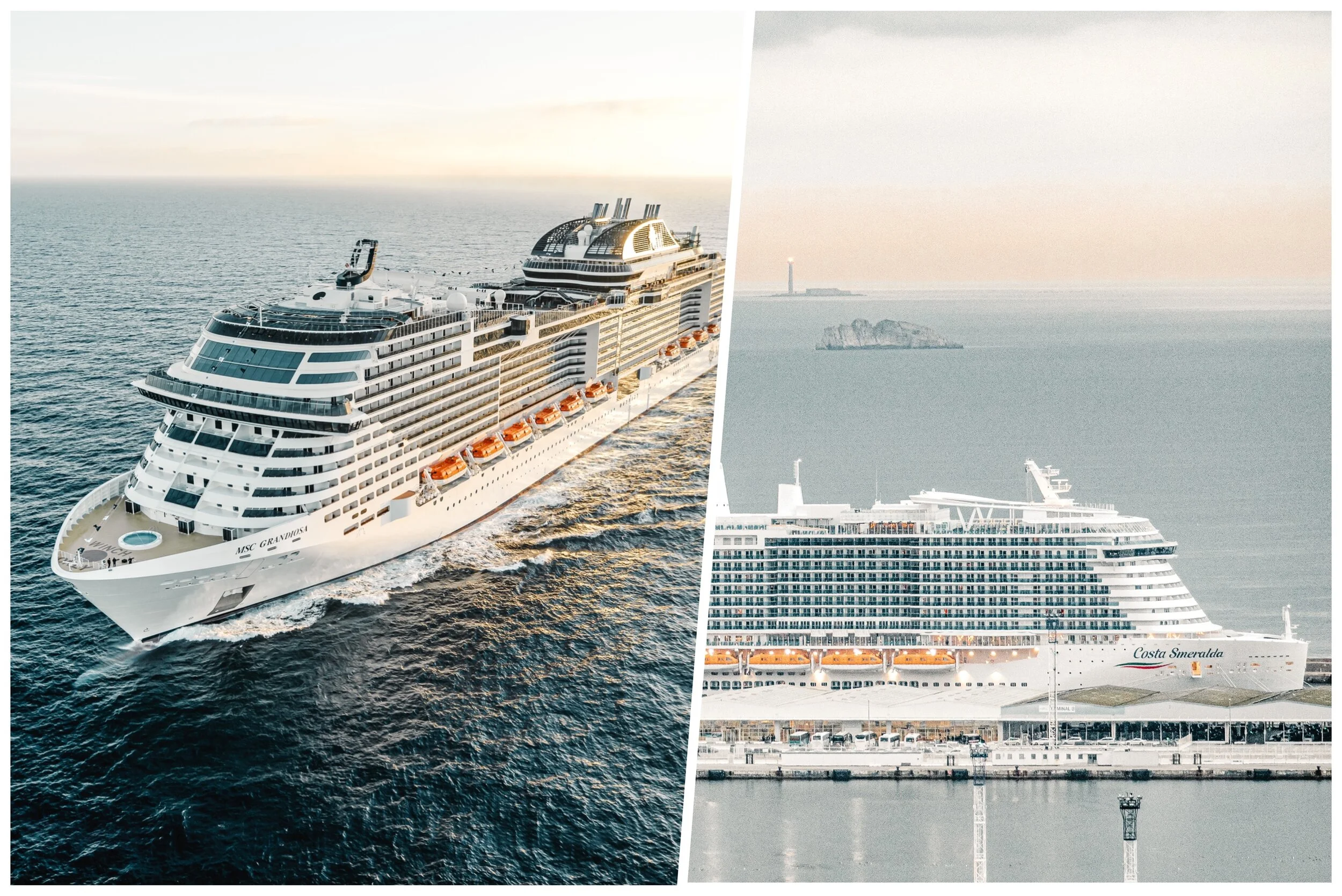 MSC oder Costa - die Fragen aller Fragen! Wir haben zwei Routen nebeneinander gestellt und verglichen.