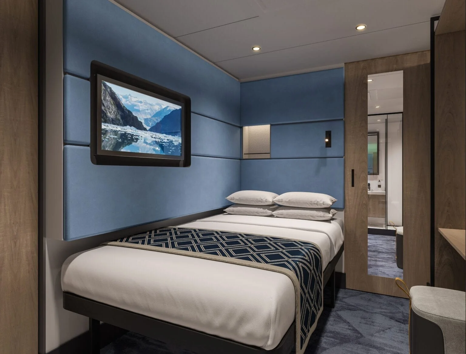  Eine Studio Kabine ohne Balkon für Alleinreisende ©Norwegian Cruise Line 