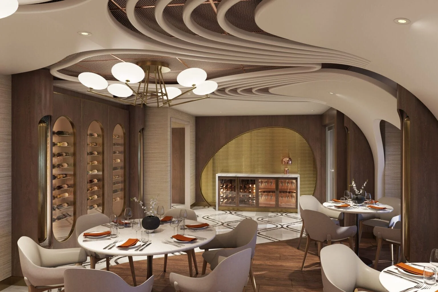  Das Onda by Scarpetta Restaurant mit italienischen Gerichten ©Norwegian Cruise Line 