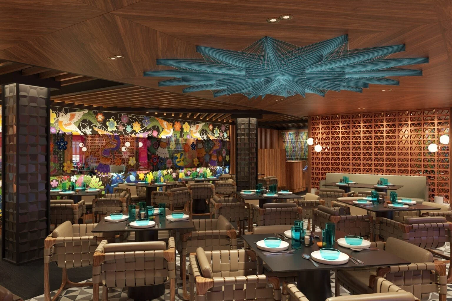  Der Innenbereich des Los Lobos ©Norwegian Cruise Line 