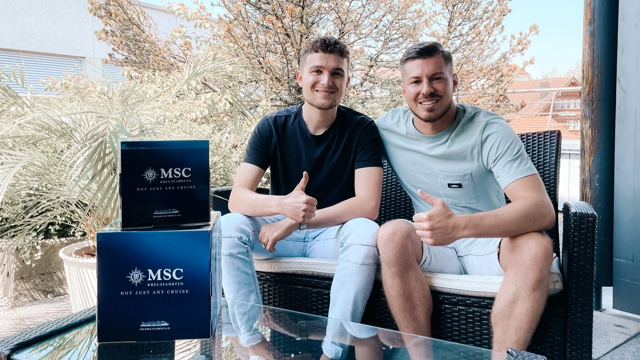Joel Lendenmann und Dario Cremona sprechen über die Zukunft der Kreuzfahrtbranche und MSC Cruises.