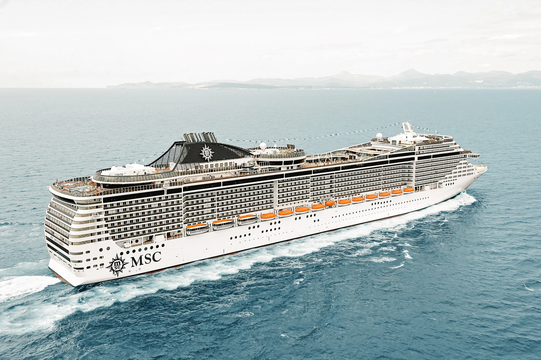 Die MSC Splendida bietet für den Sommer 2021 Kreuzfahrten ab Triest in die Adria an. ©MSC Cruises