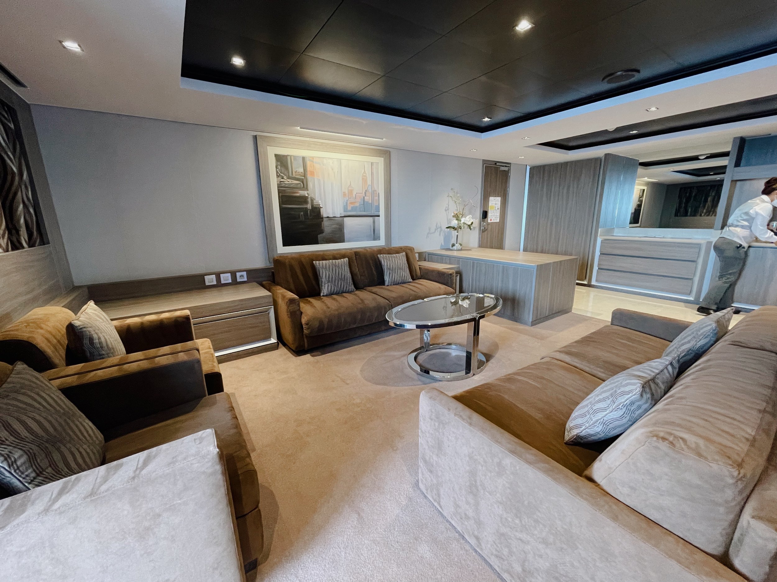 Yacht Club Royal Suite an Bord der MSC Seaside.