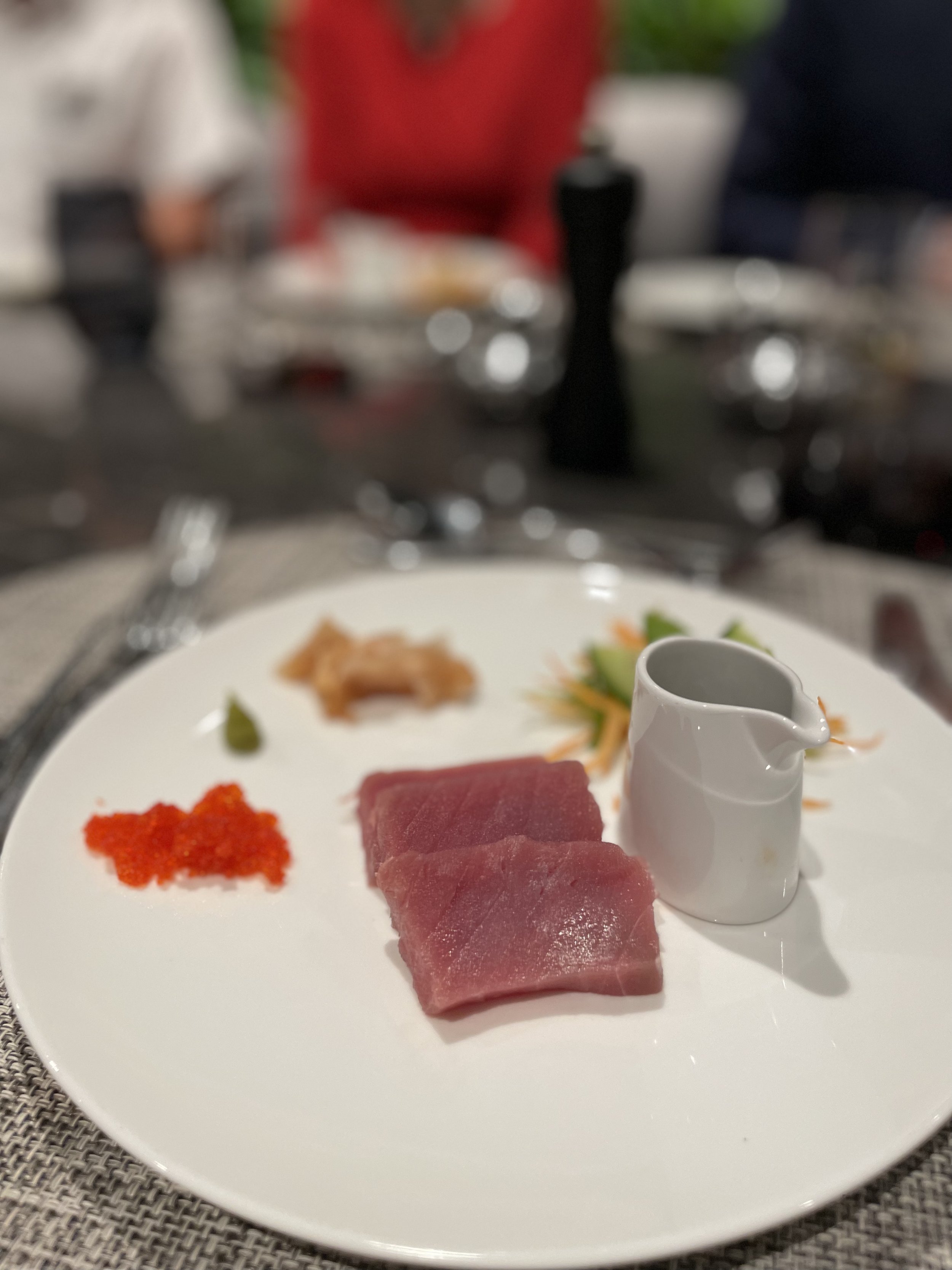 Frisches Sashimi im La Cucina Dining.