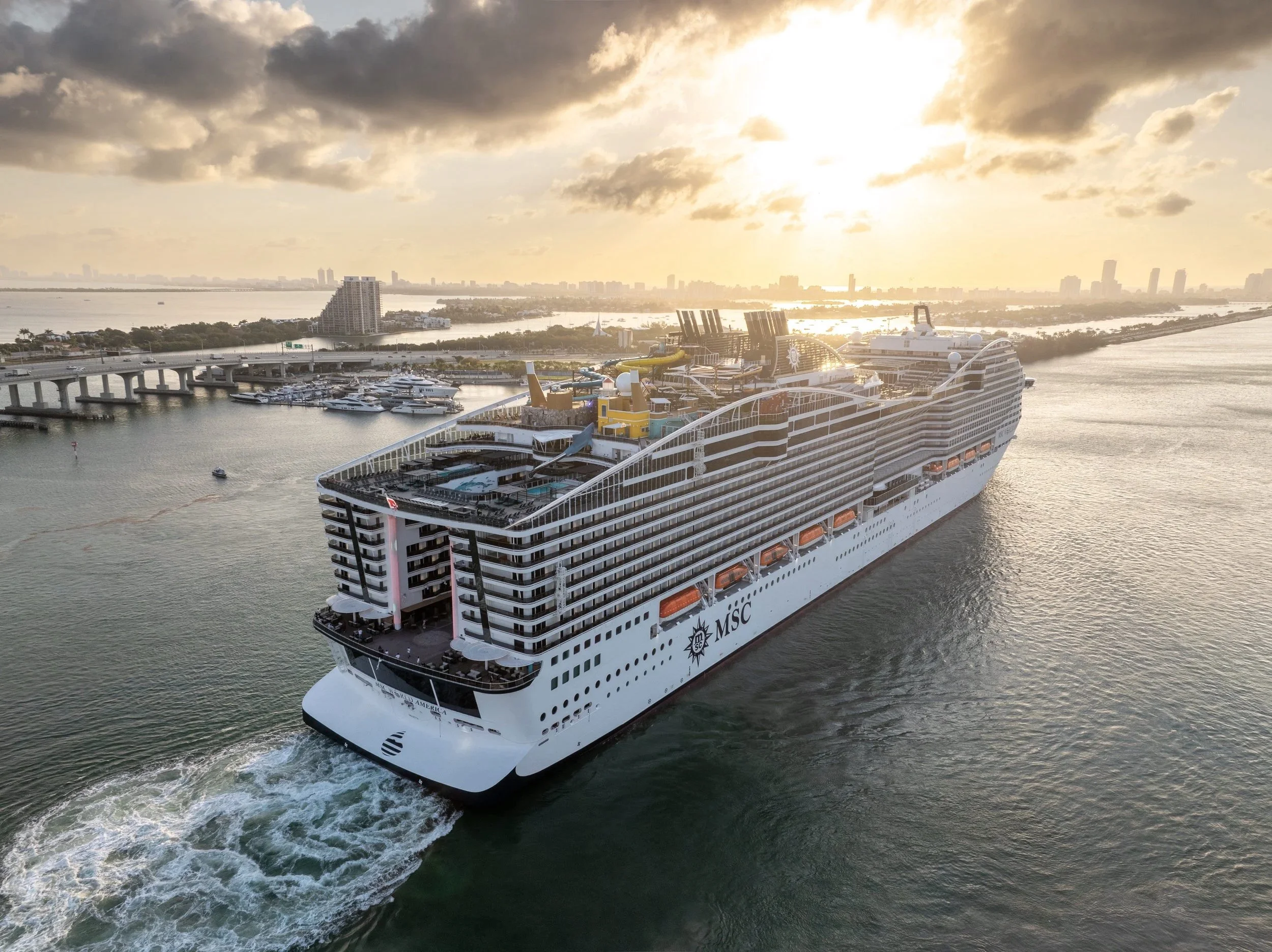 World Klasse:
World America, MSC World Europa, MSC World Asia & MSC World Atlantic