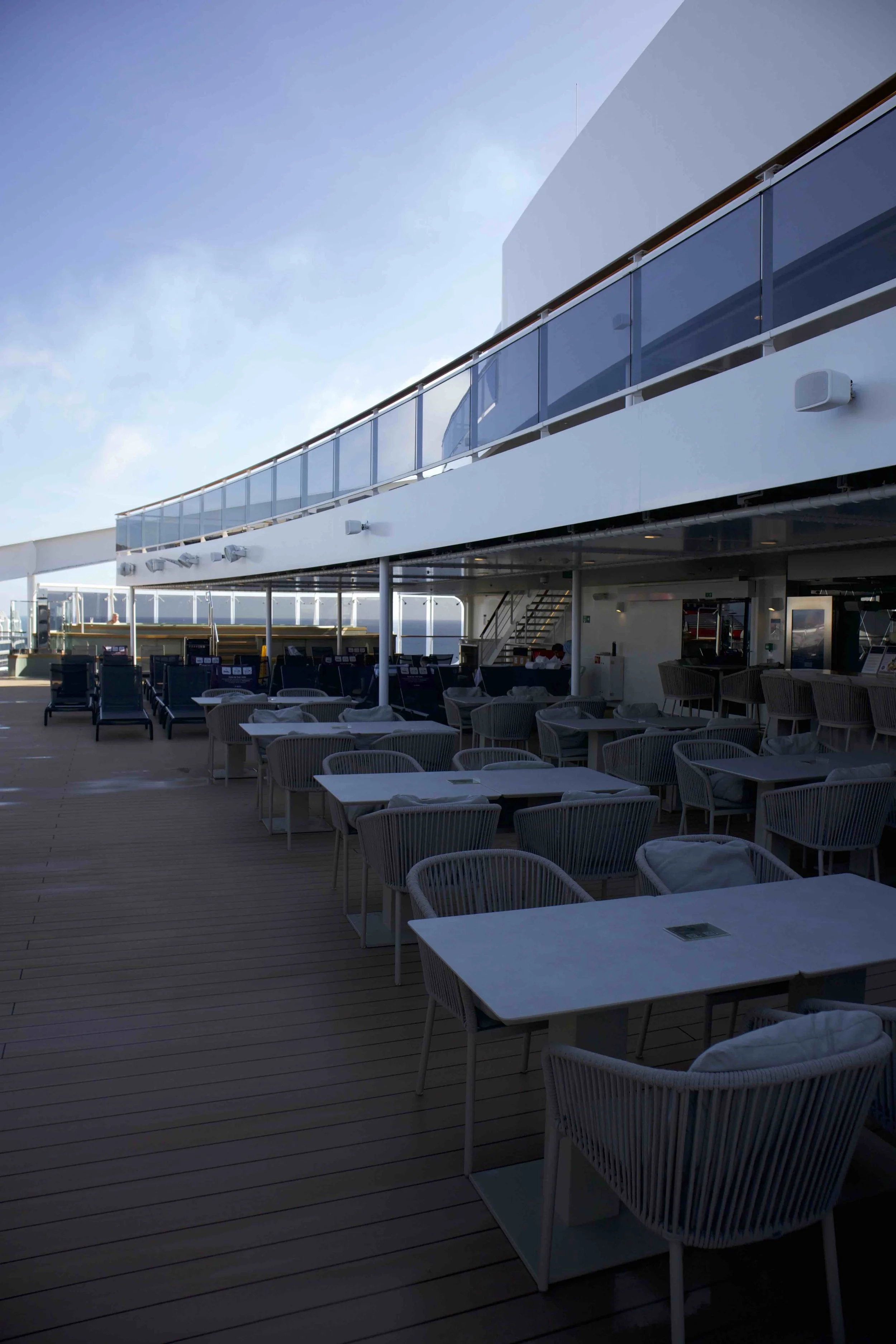 Das Aurea Sonnendeck auf der MSC World America. ©Dario Cremona