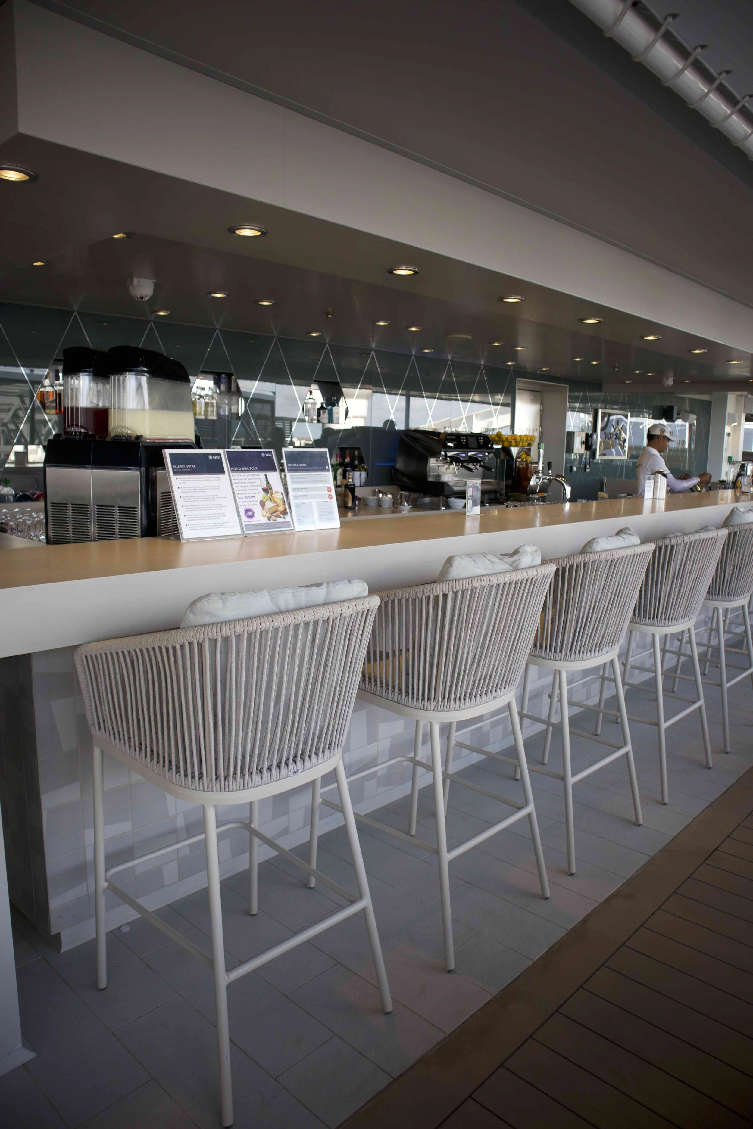 Das Aurea Sonnendeck auf der MSC World America. ©Dario Cremona