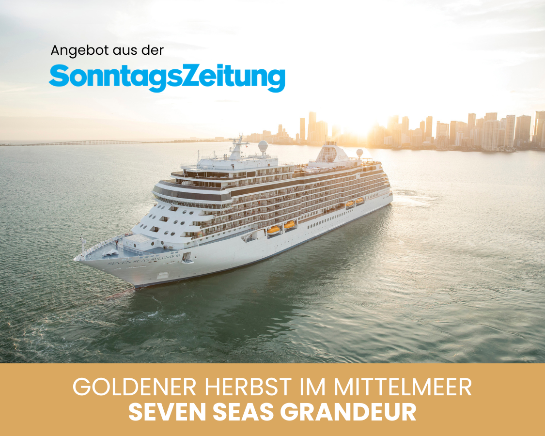 Kreuzfahrtangebot aus der Sonntagszeitung mit Regent Seven Seas Cruises im Mittelmeer