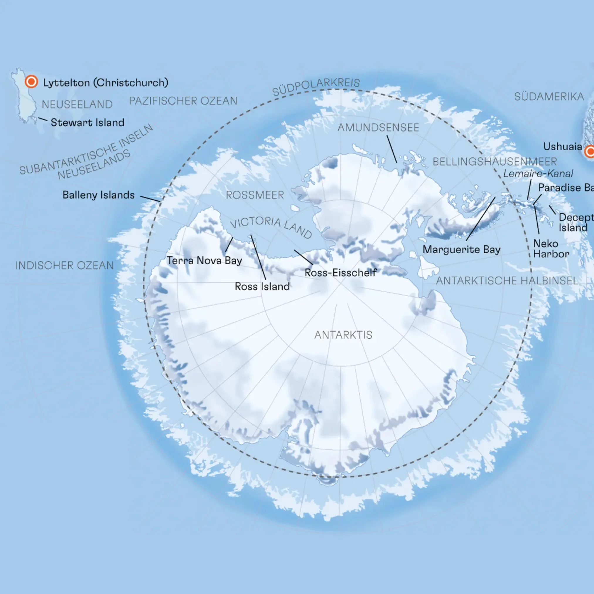 Antarktis Halbumrundung – Expedition in eine der letzten grossen Wildnisse