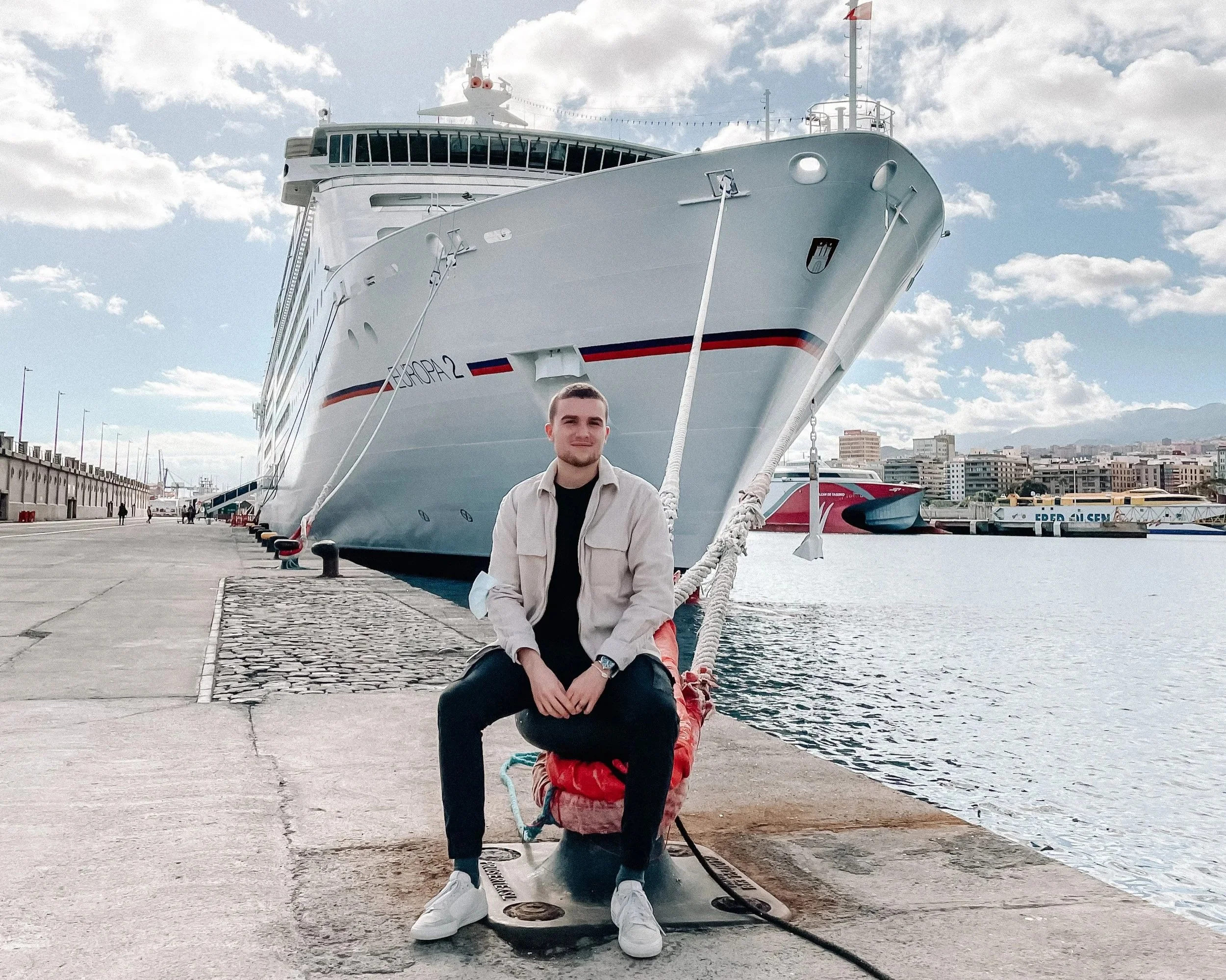 Dario Cremona von Cremona Cruises an Bord der MS EUROPA 2