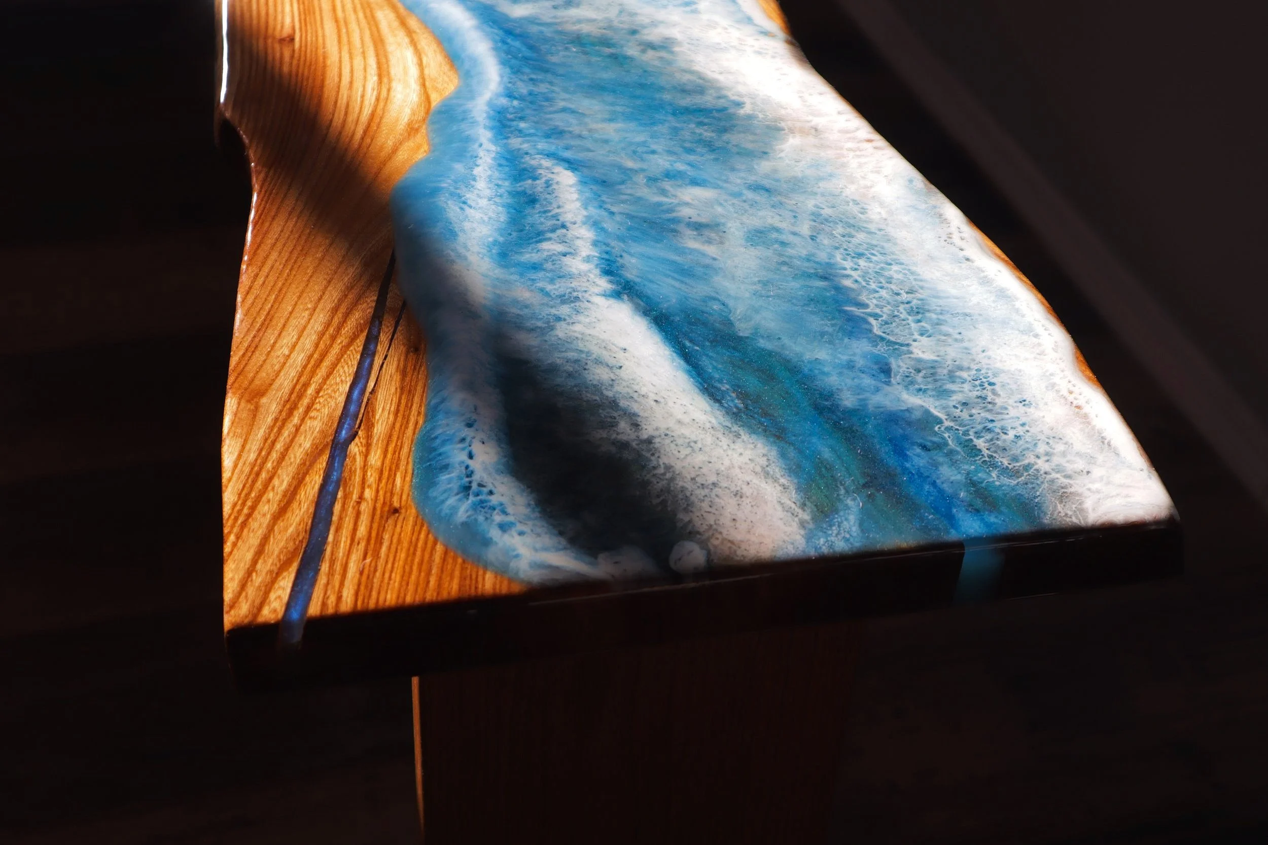 Ocean Epoxy Art — Liqwood Forest