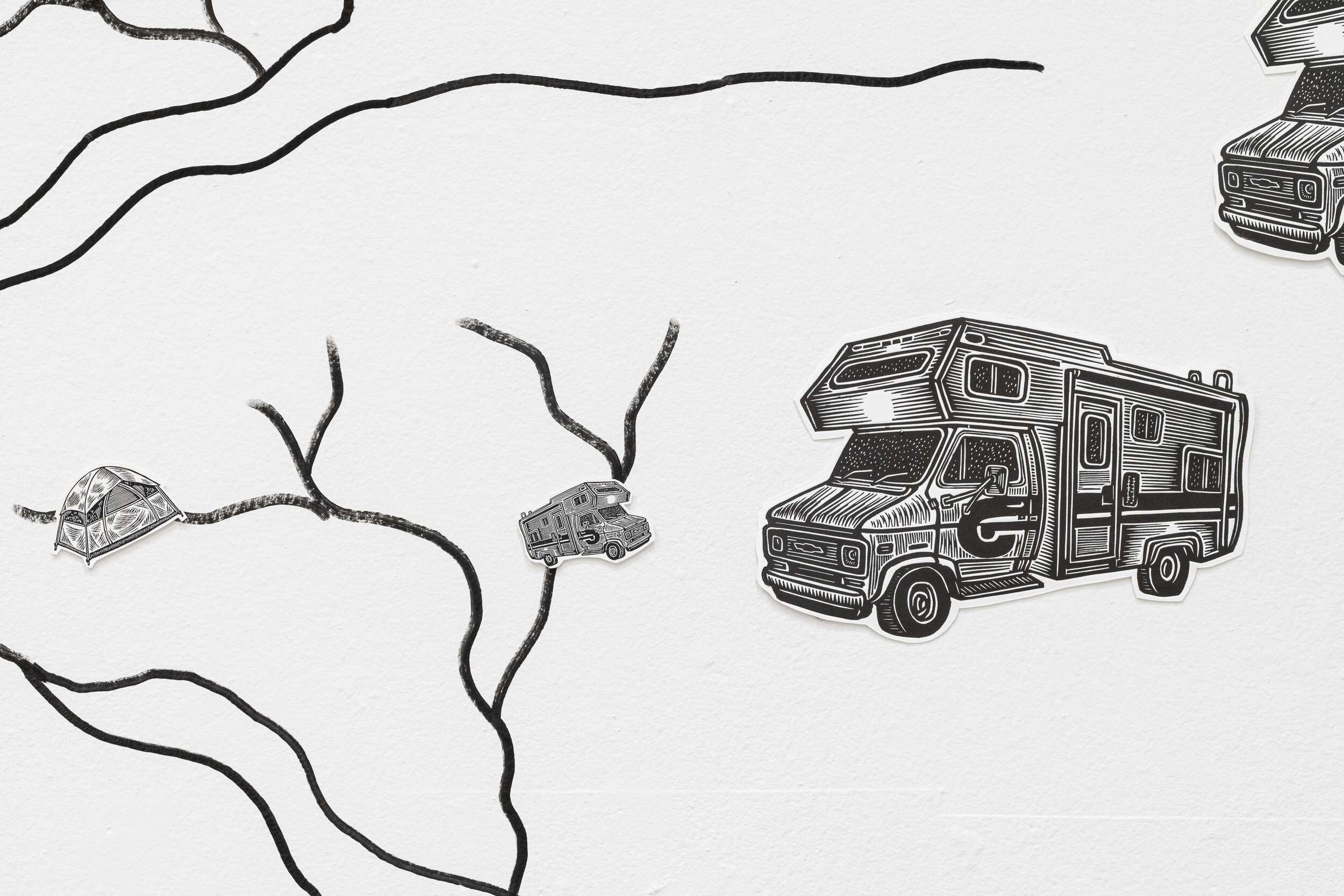 Detail of "The Eagle Tree is a Witness."