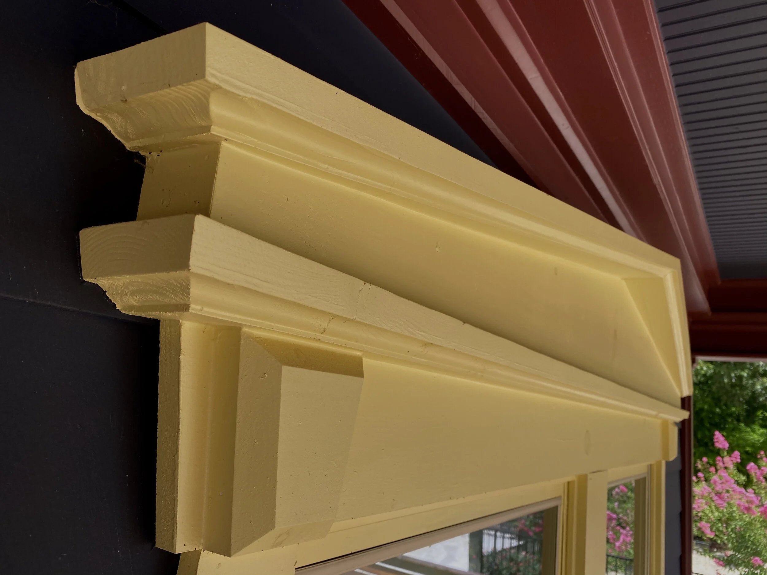 13 piece, 5-dimensional exterior window treatment