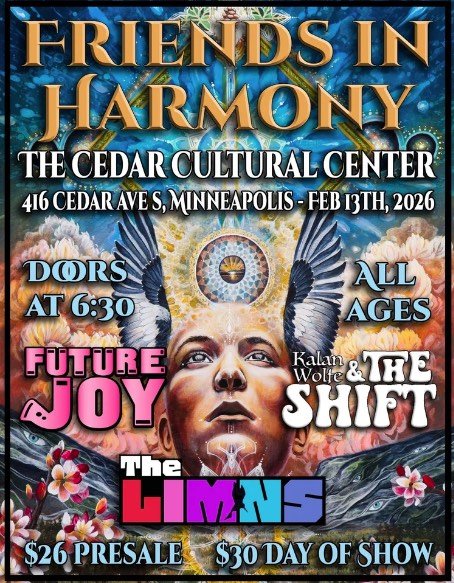 Friends In Harmony: Future Joy, Kalan Wolfe & The Shift, & The Limns