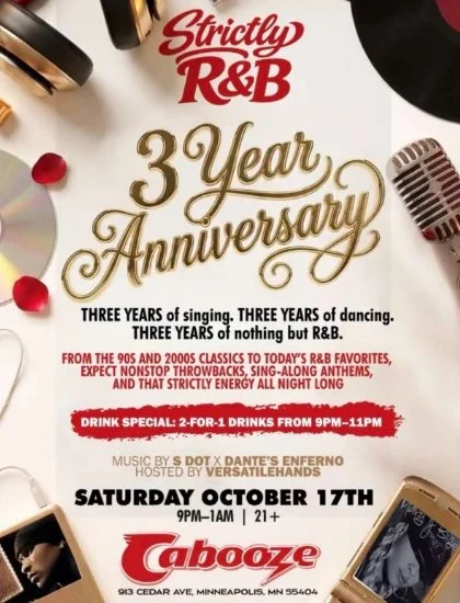 Strictly R&B: 3 Year Anniversary