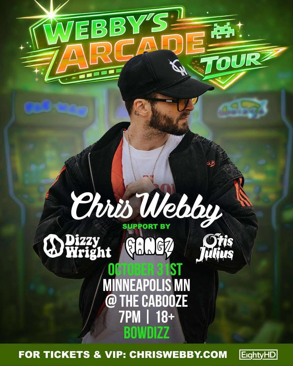 Webby's Arcade Tour