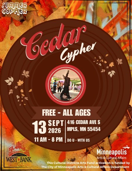 Summer Cypher presents Cedar Cypher