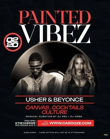 Painted Vibez: Usher &amp; Beyonce