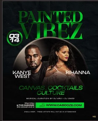 Painted Vibez: Kanye & Rihanna