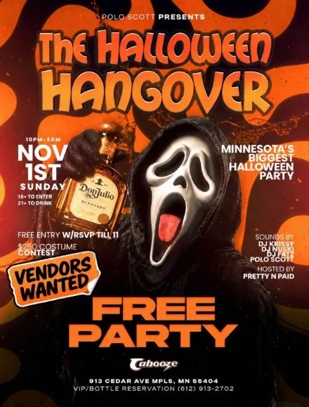 The Halloween Hangover Free Party