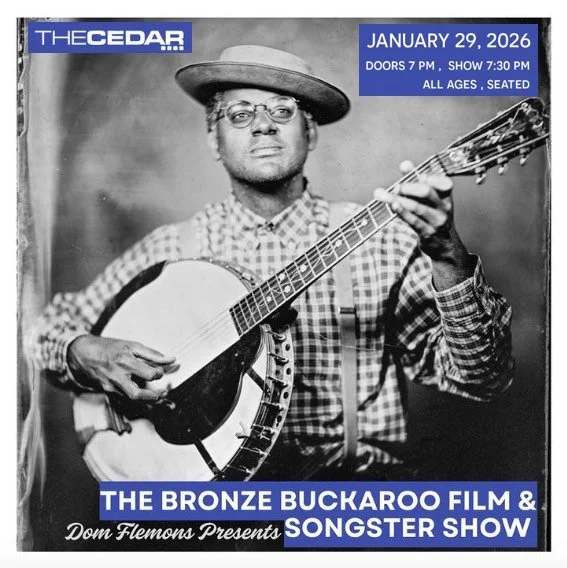 Dom Flemons Presents The Bronze Buckaroo Film & Songster Show