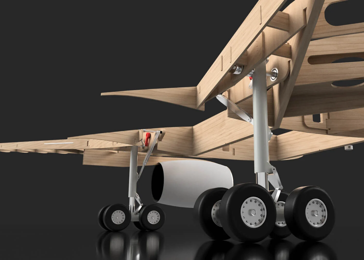Custom L-1011 RC Airliner Landing Gear | RC CAD