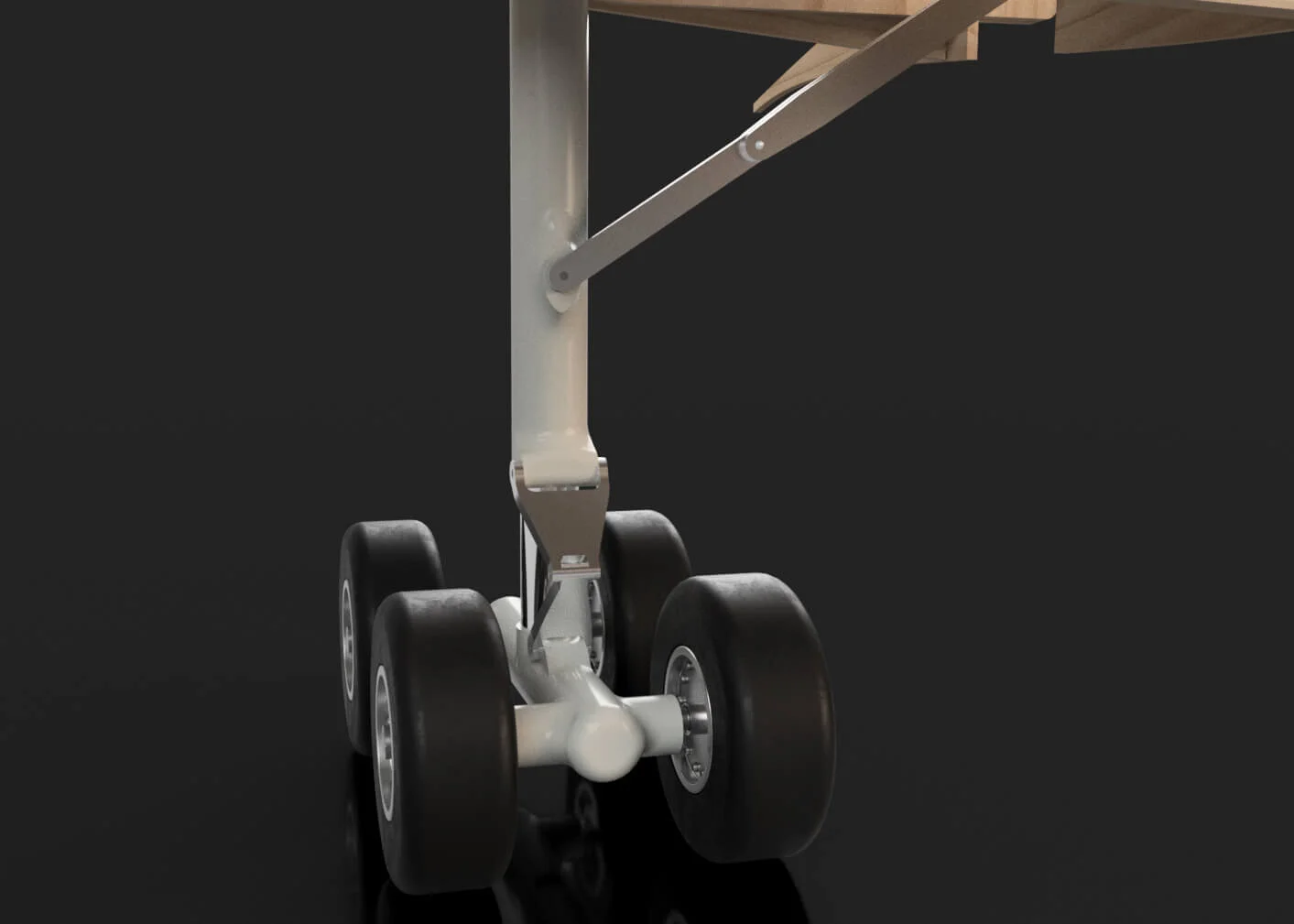 Custom L1011 RC Airliner Landing Gear RC CAD